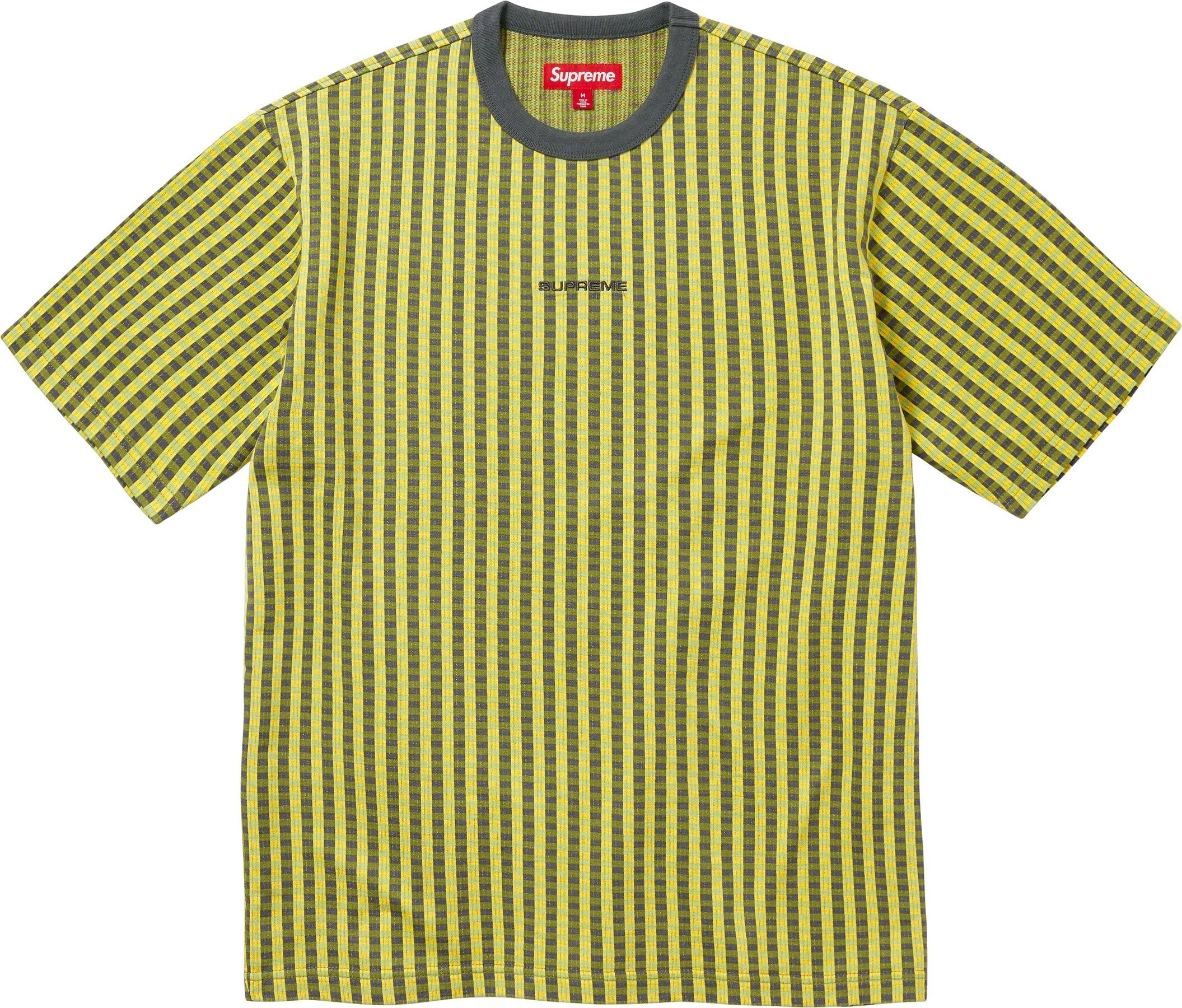 Grid Jacquard S/S Top view 3